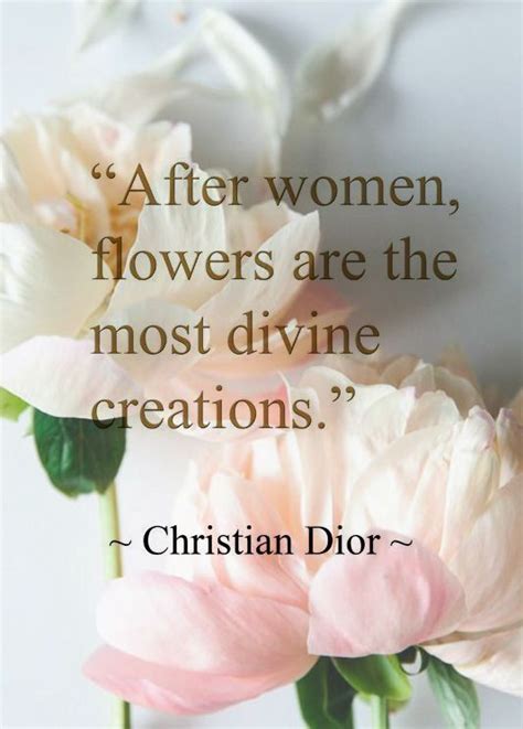 dior flower quotes|christian Dior style quotes.